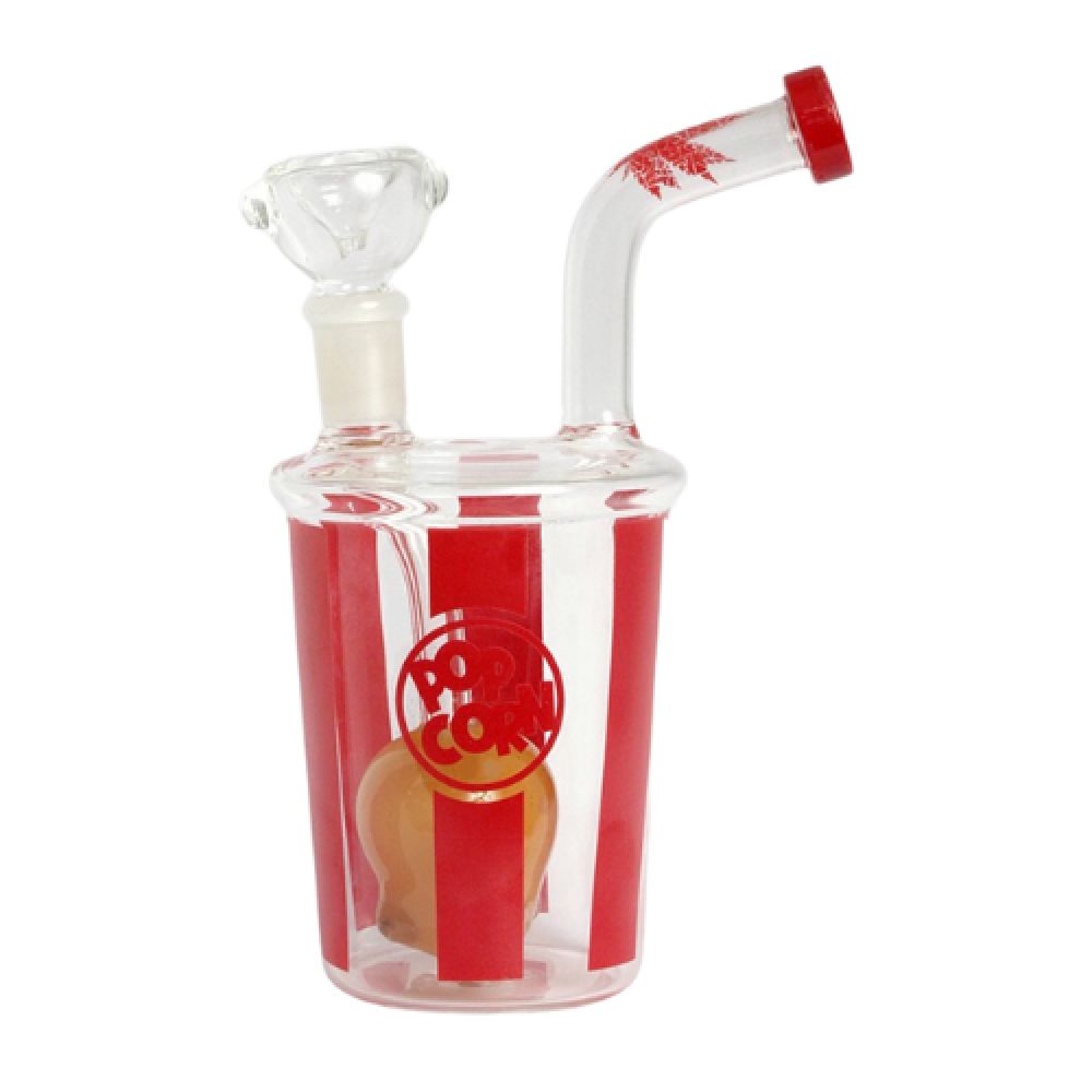Bang en verre Popcorn - 17 cm