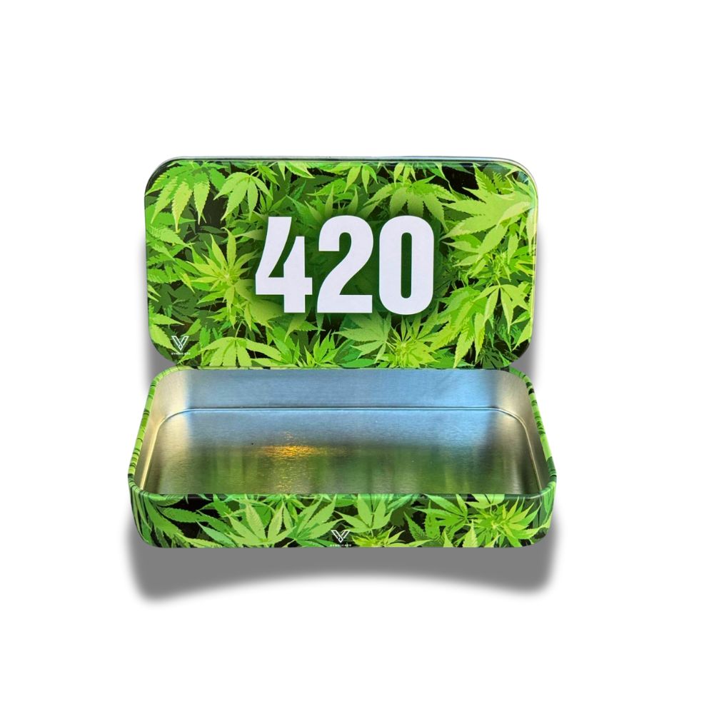 Boîte en métal 420 vert (12x6,5cm)