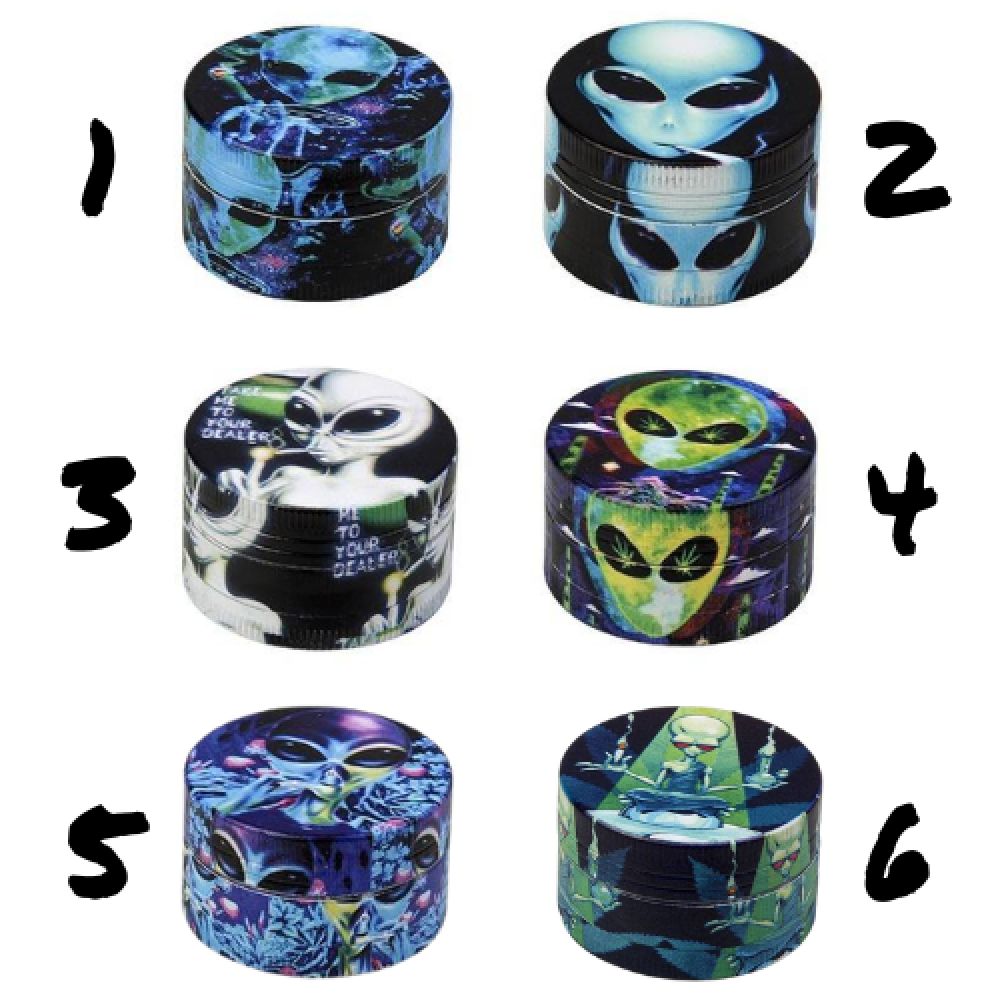 Grinder Metal Alien - 40 mm - 3 parties