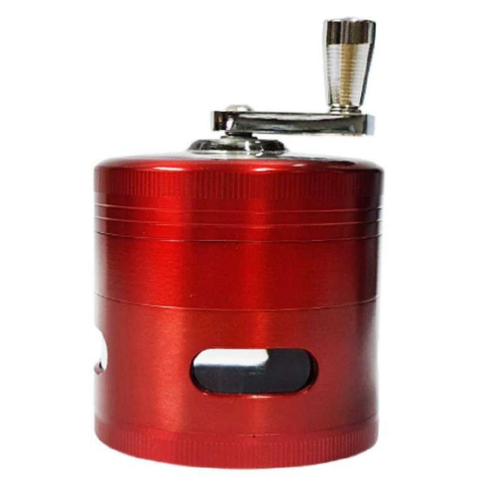 Grinder Metal avec manivelle - 61mm - 4 parties