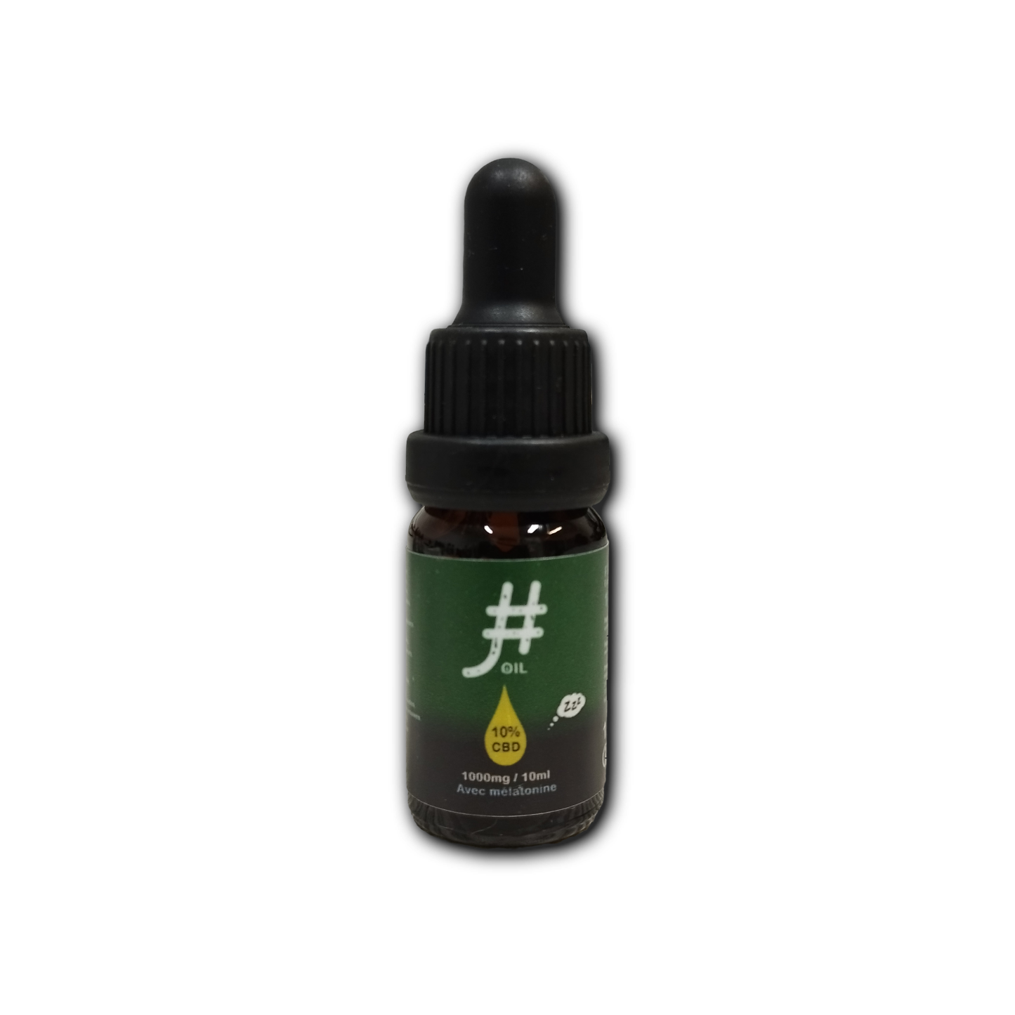 Hashtag - Huile CBD à spectre complet 10% + mélatonine