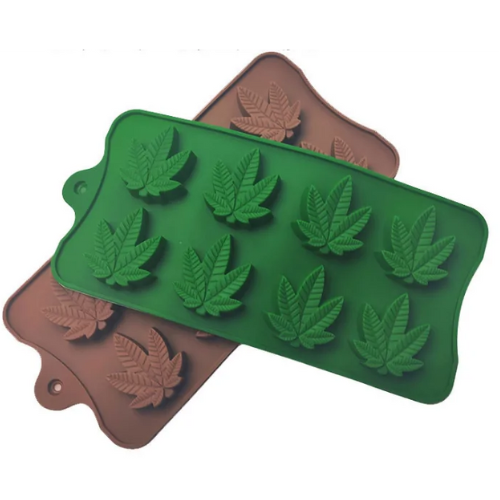Moule en silicone - Feuilles de cannabis