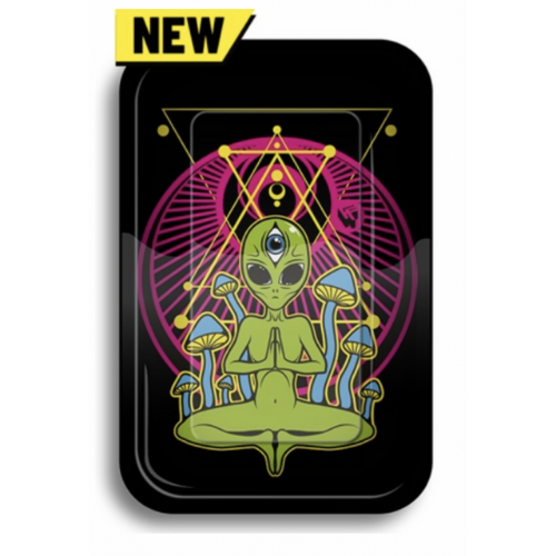 Grand plateau en métal - Aliens - Hashtag CBD Products