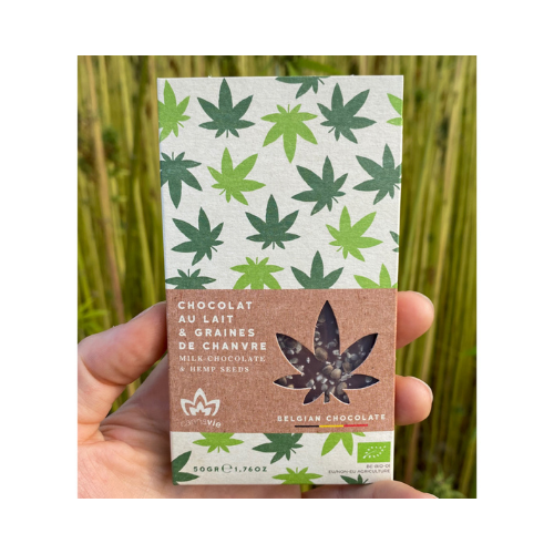 Chocolat au lait et chanvre - Bio & Fairtrade - Hashtag CBD Products