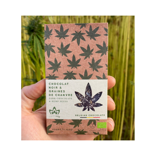 Chocolat noir au chanvre - Bio & Fairtrade - Hashtag CBD Products