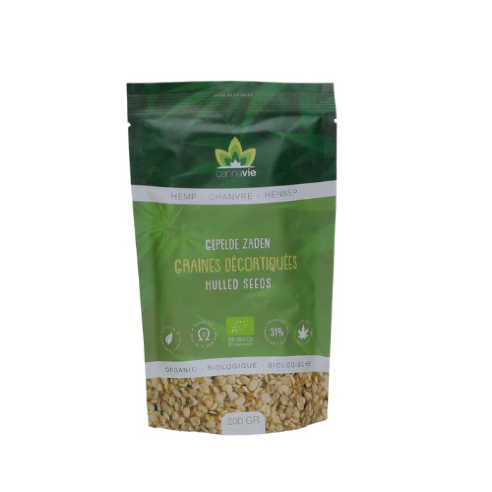 Graines de chanvre décortiquées biologiques 200g