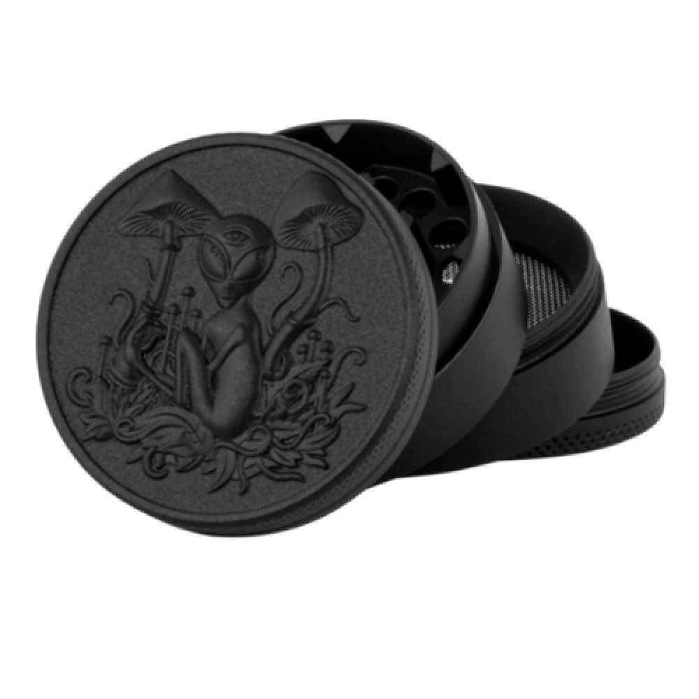 Grinder Alien Mushrooms Relief 3D - 50mm - 4 parties