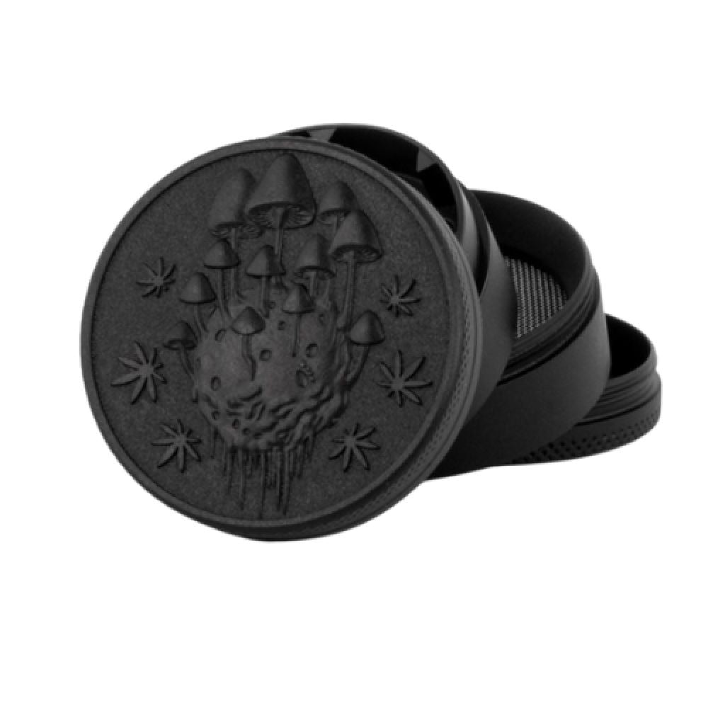 Grinder Psilocybe Relief 3D - 50mm - 4 parties