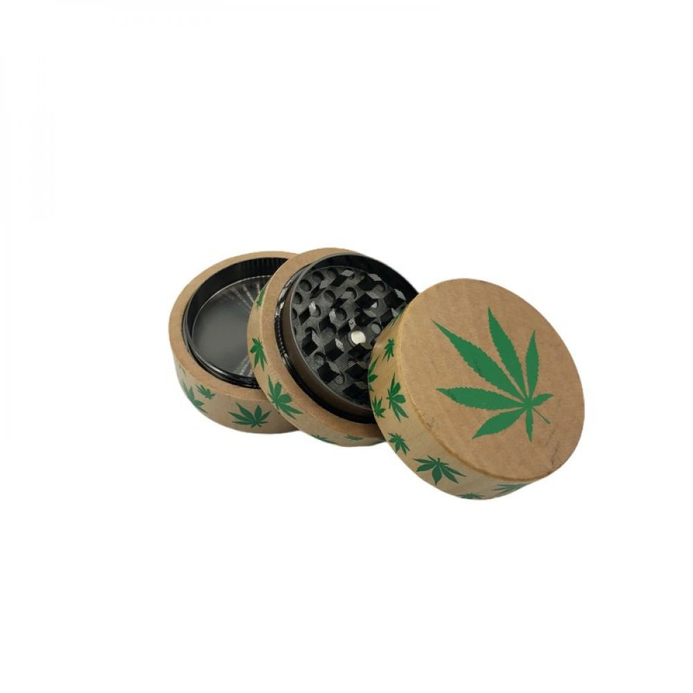 Grinder bois et métal en 3 parties - Hashtag CBD Products