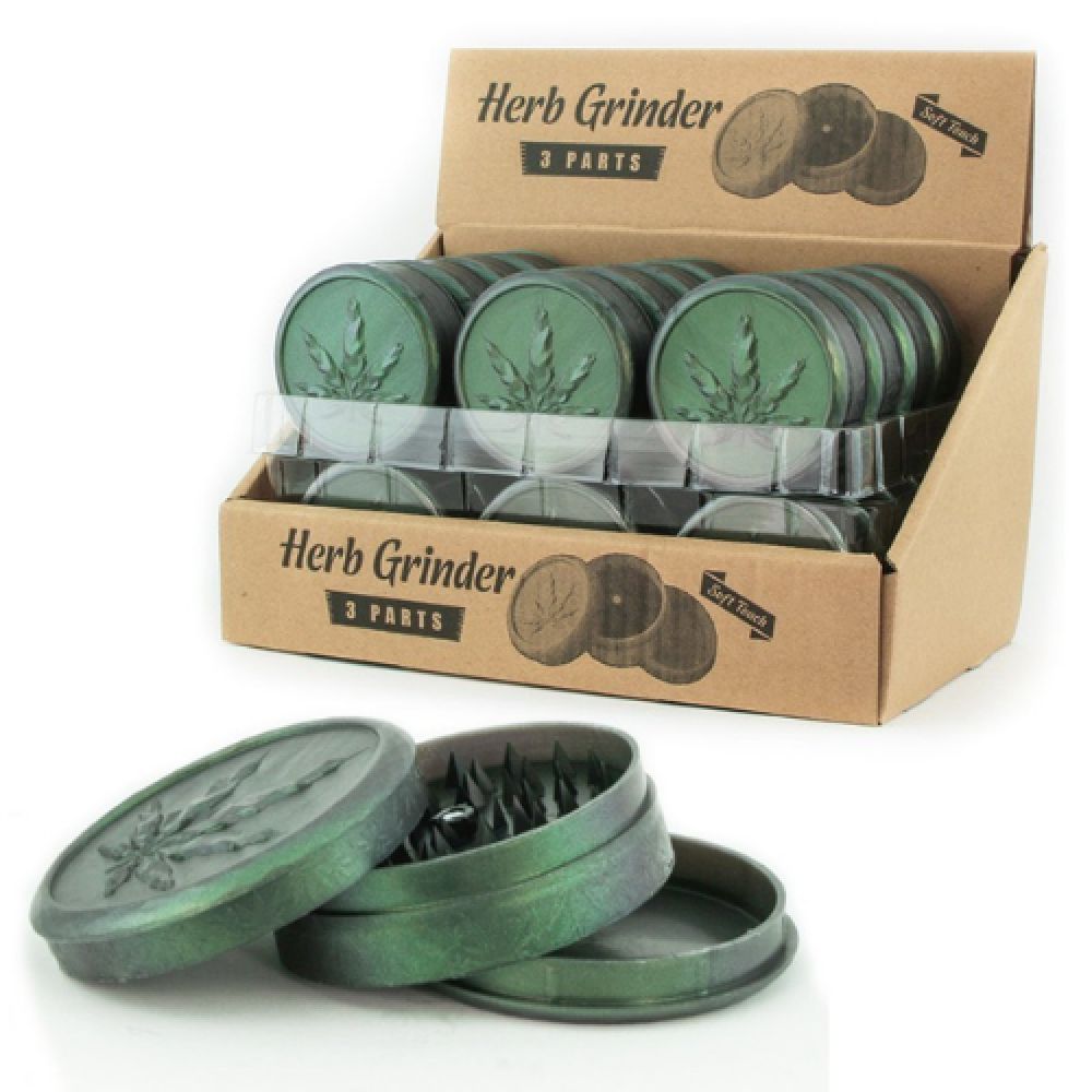Grinder en plastique - Feuille verte