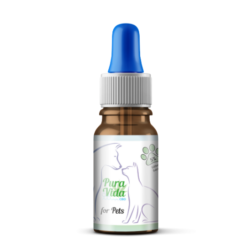 Pura Vida CBD - Huile à large spectre pour animaux 5% - Hashtag CBD Products