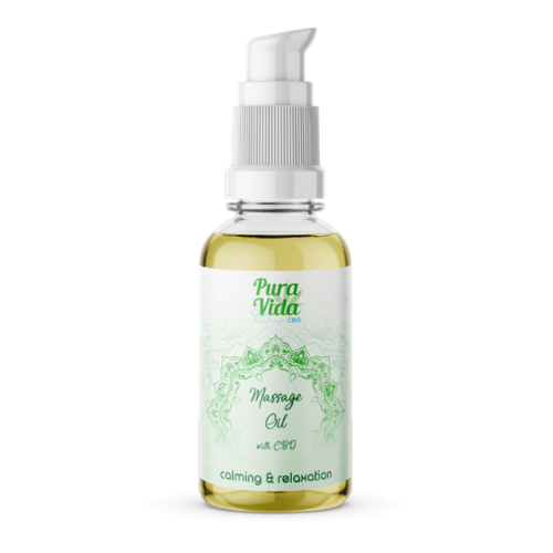 Huile de massage - Apaisement et relaxation (100ml) - Hashtag CBD Products