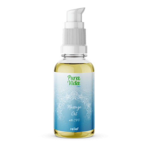 Huile de massage - Soulagement (100ml) - Hashtag CBD Products