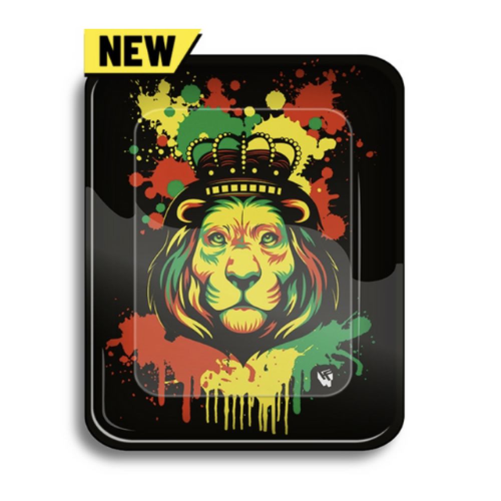 Maxi plateau en métal - Rasta Lion - Hashtag CBD Products