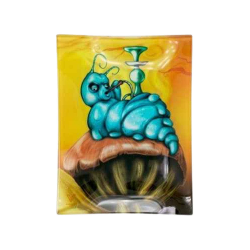 Petit plateau en verre - Caterpillar