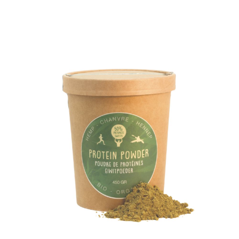 Poudre de protéine de chanvre biologique 450g