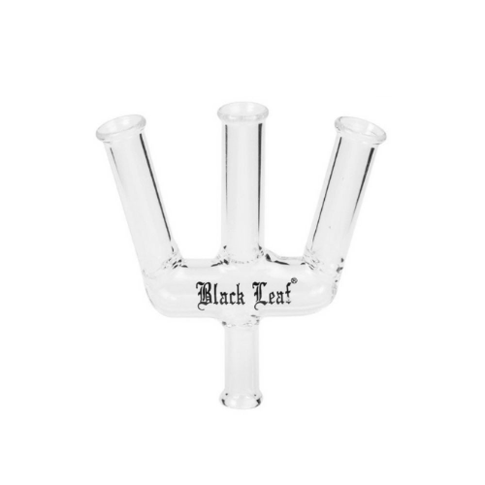 Trident en verre Black Leaf