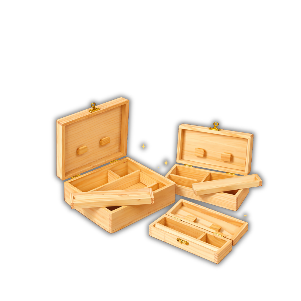 Boîtes en bois