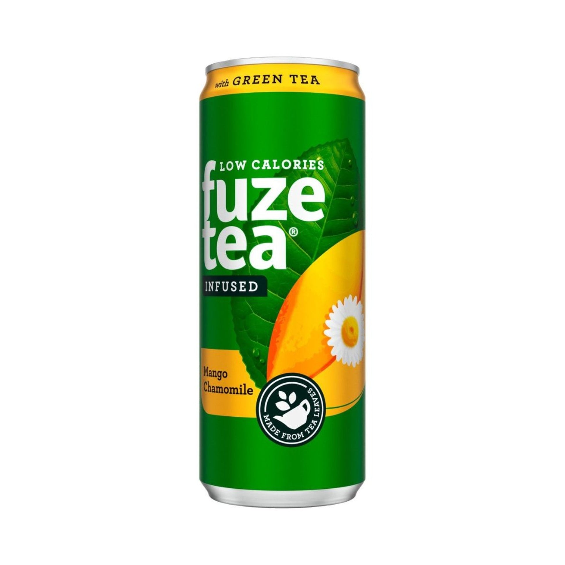 Fuze Tea Green Tea Mangue Camomille 33 cl - Boisson Coca-Cola avec thé vert et fruits