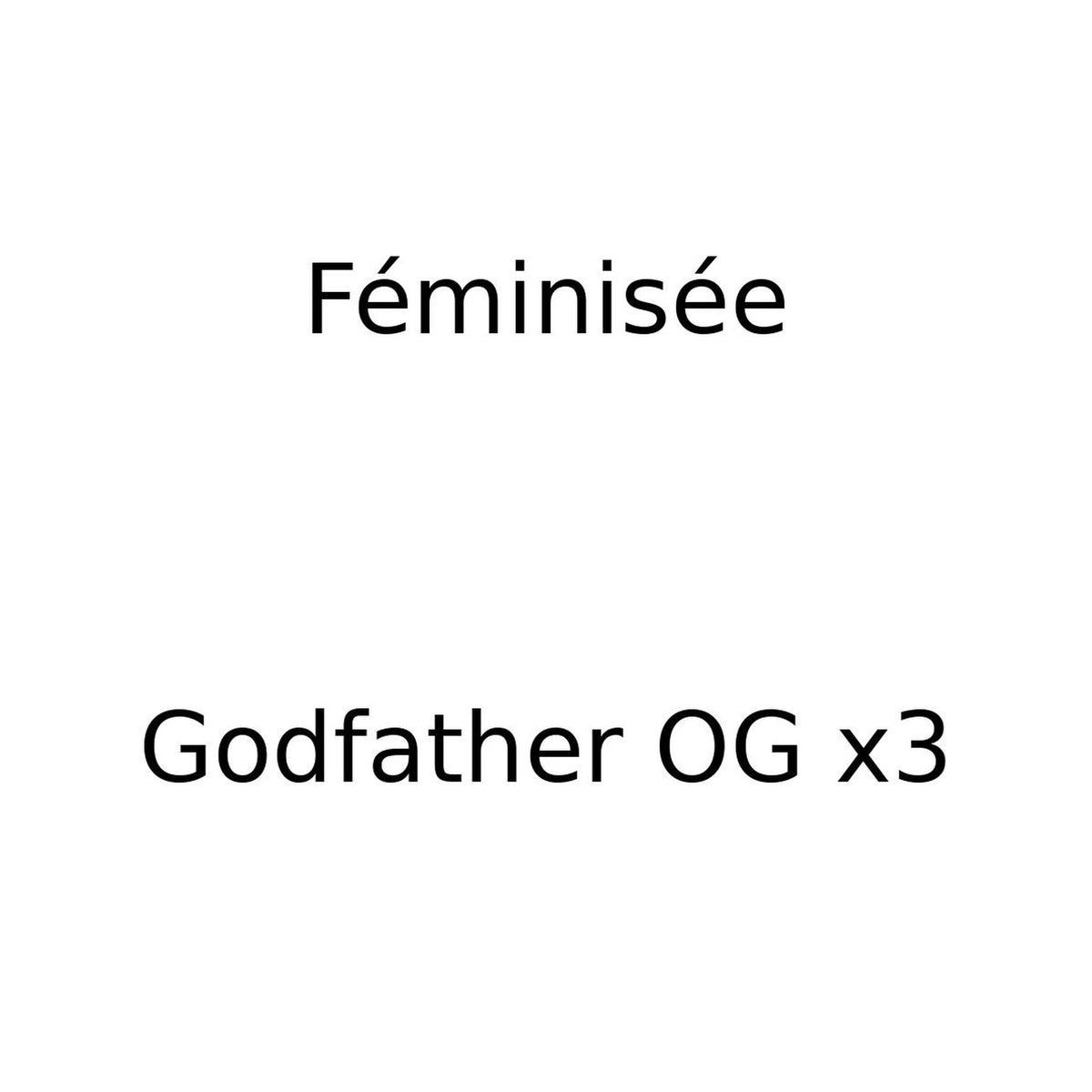 Godfather OG x3 Moust'hash Seeds — Féminisées