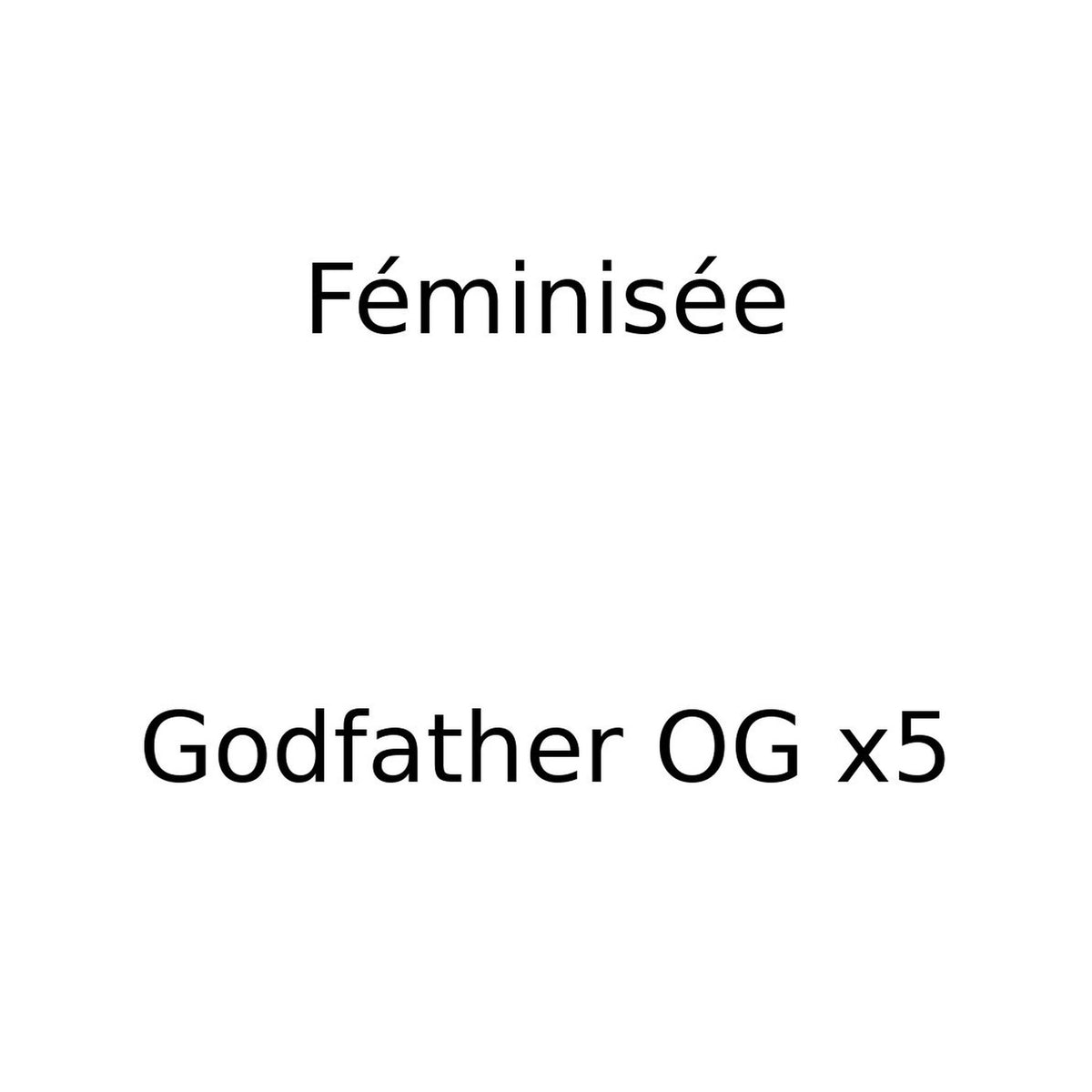 Godfather OG x5 Moust'hash Seeds — Féminisées