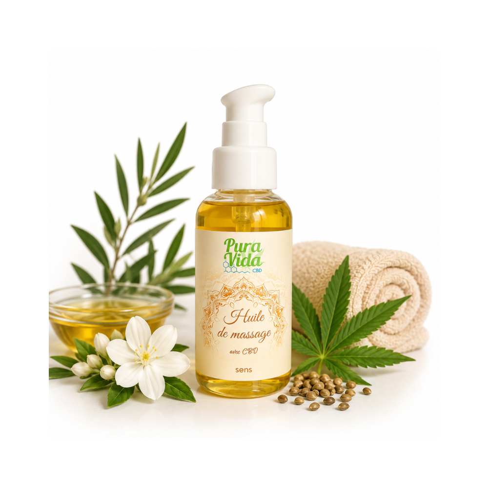 Huile de massage - Éveil des sens (100ml)