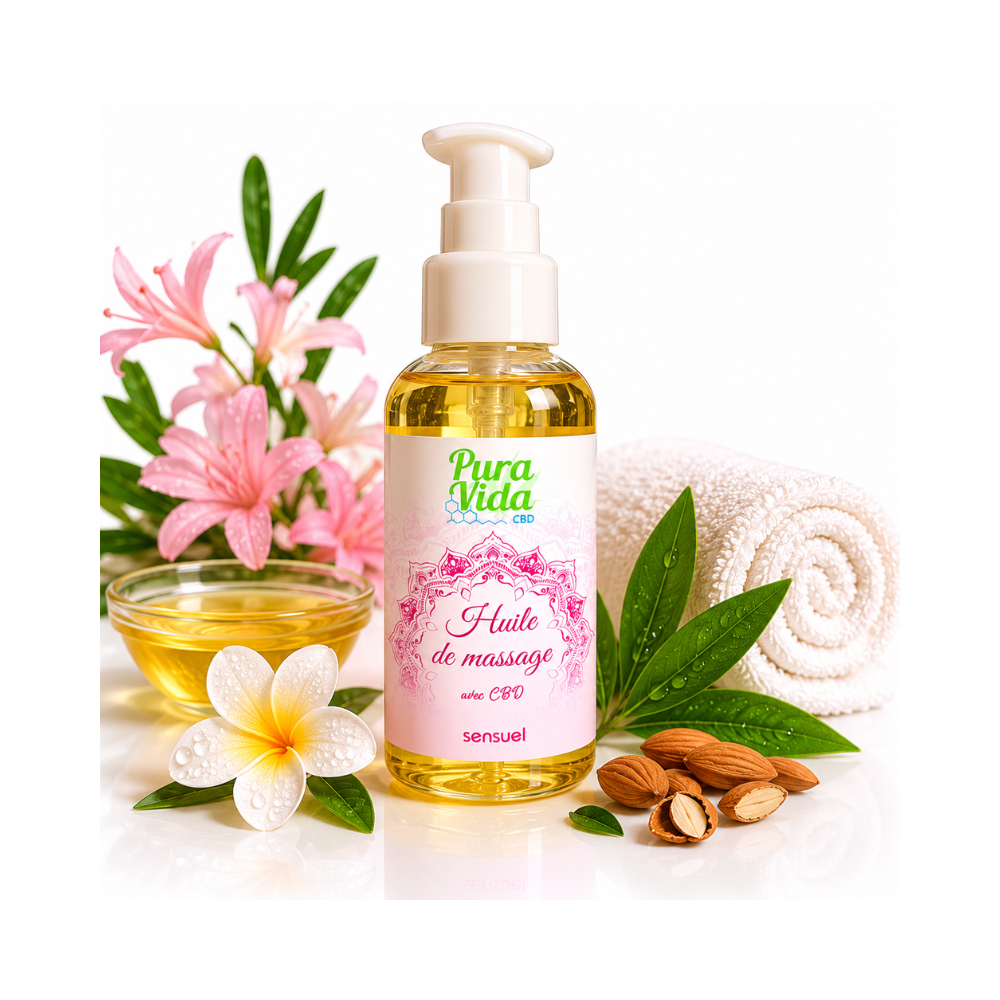 Huile de massage - Sensuelle (100ml)