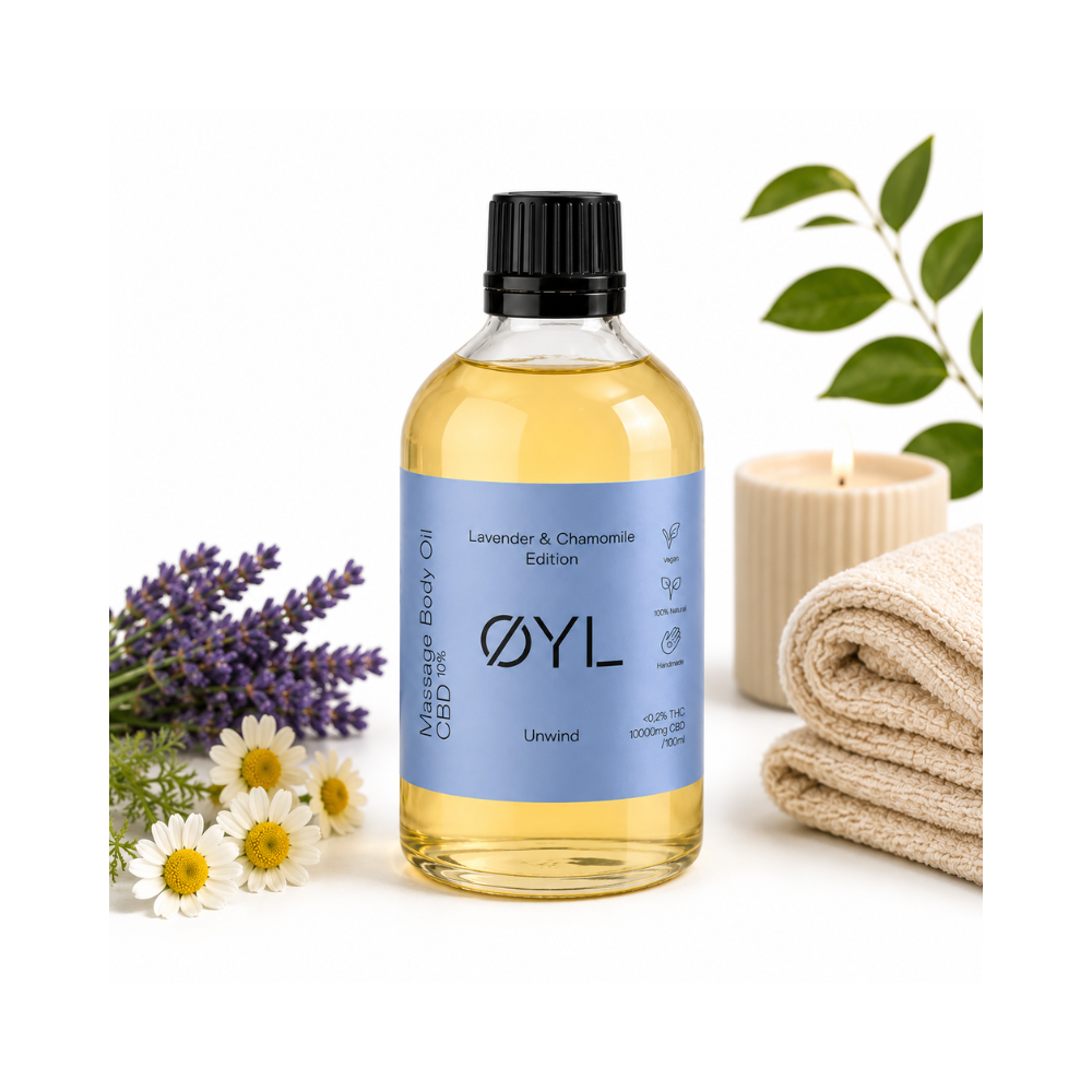OYL - Huile de massage CBD - Lacher-Prise