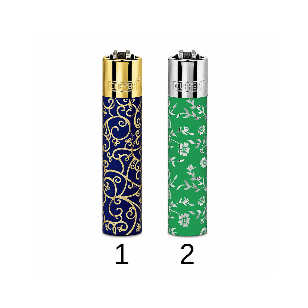 Metal Clipper - Blue & Green Pattern