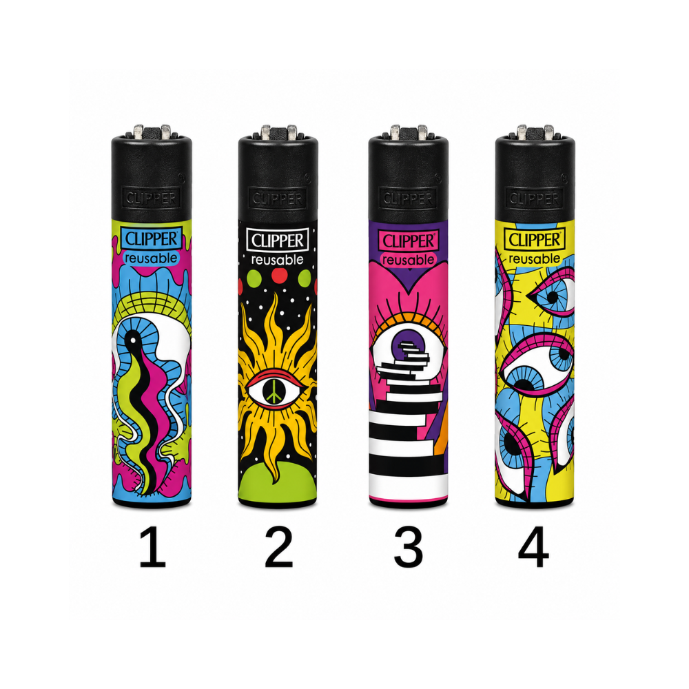Micro Clipper Hippie Vision - Briquet Clipper Pas Cher