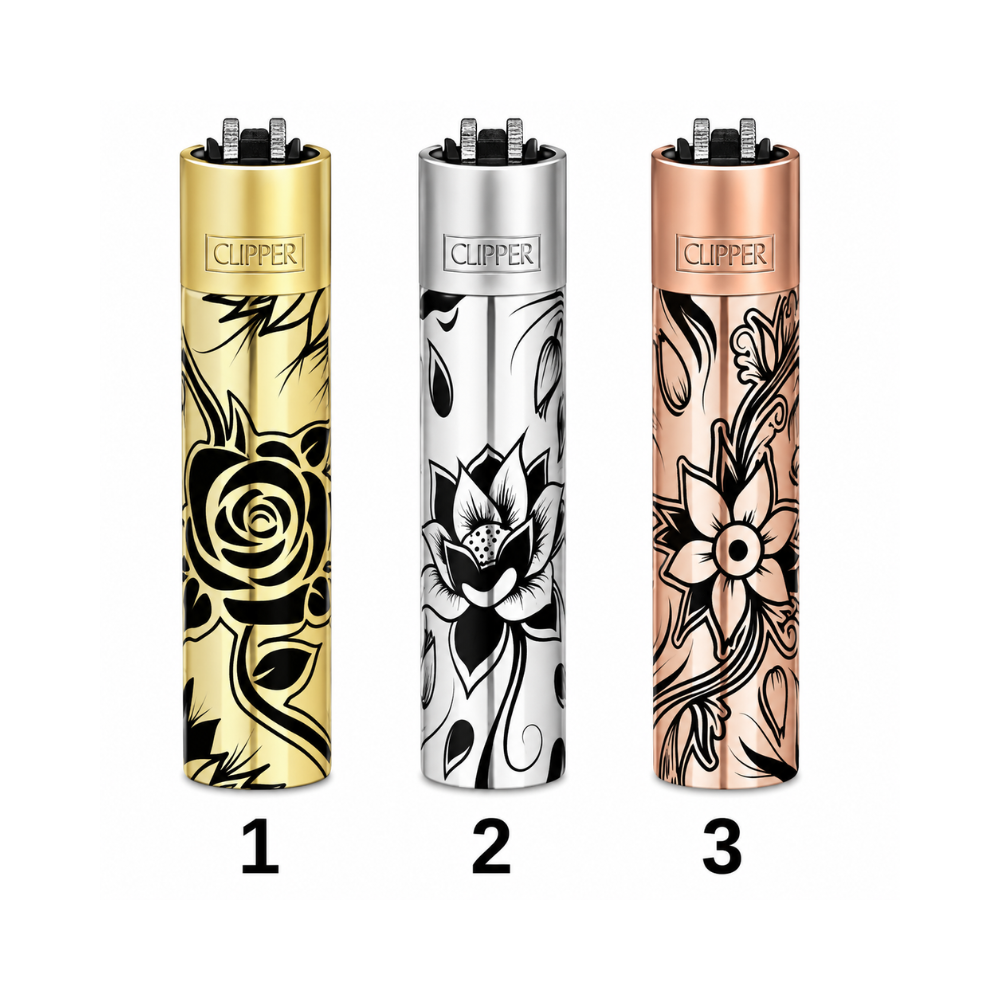 Metal Clipper - Metallic Flower