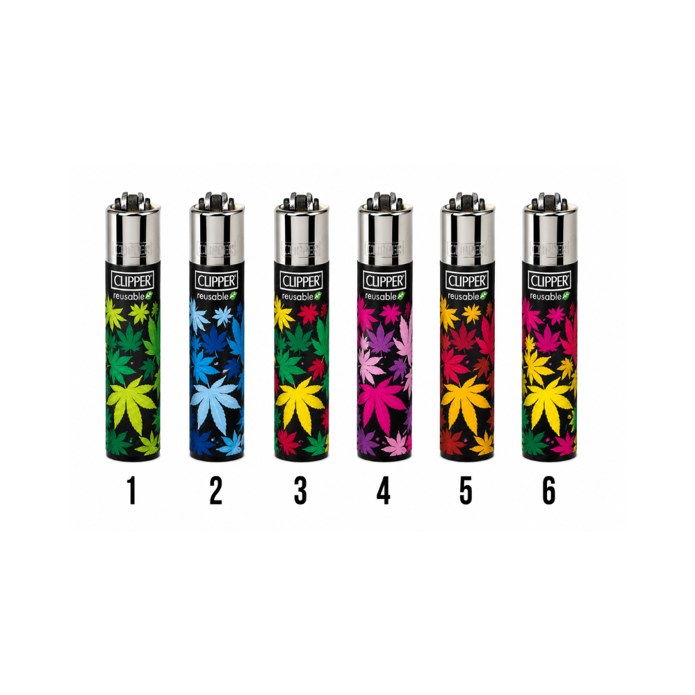 Clipper - Étui en caoutchouc Cannabis