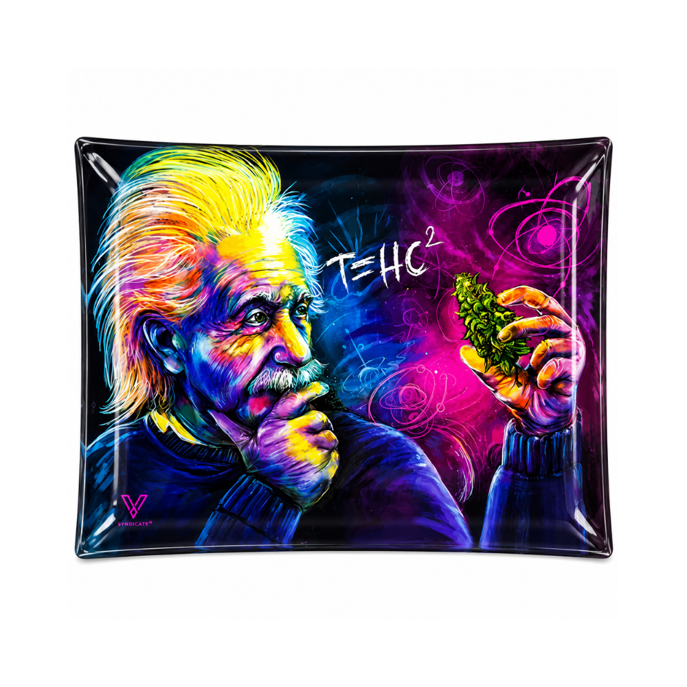 Petit plateau en verre - Einstein