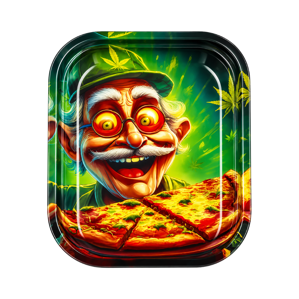 Petit plateau en métal - Weed N Pizza
