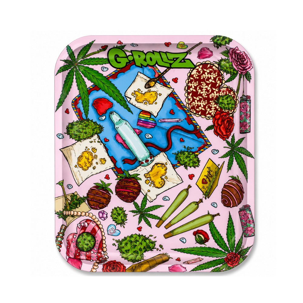 Grand plateau en métal - Picnic Valentines