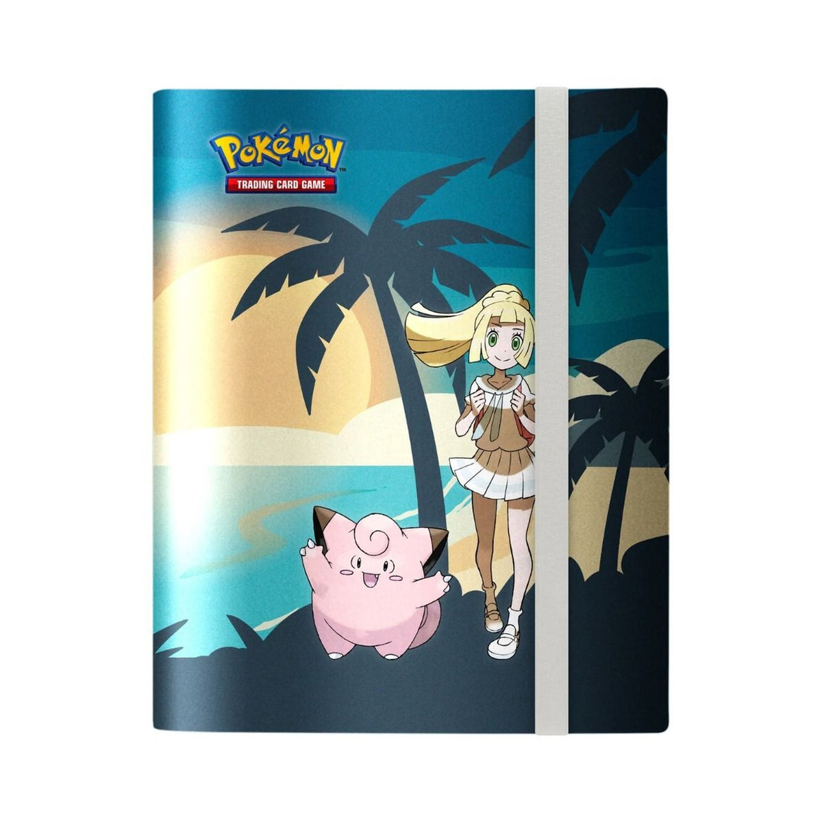 Classeur Ultra Pro PRO 9 pochettes Pokémon à l'effigie de Lillie et Mélofée pour ranger ses cartes à collectionner