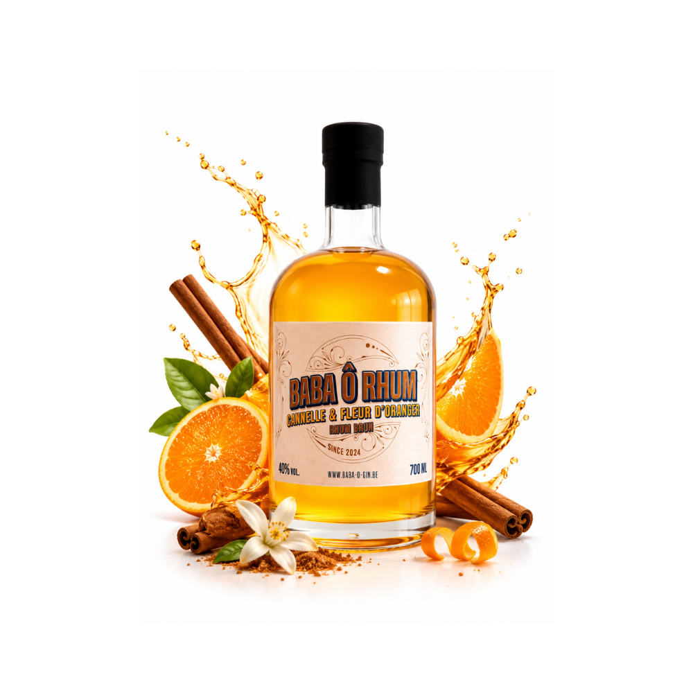 Baba Ô Rhum Brun – Cannelle & Fleur d’Oranger