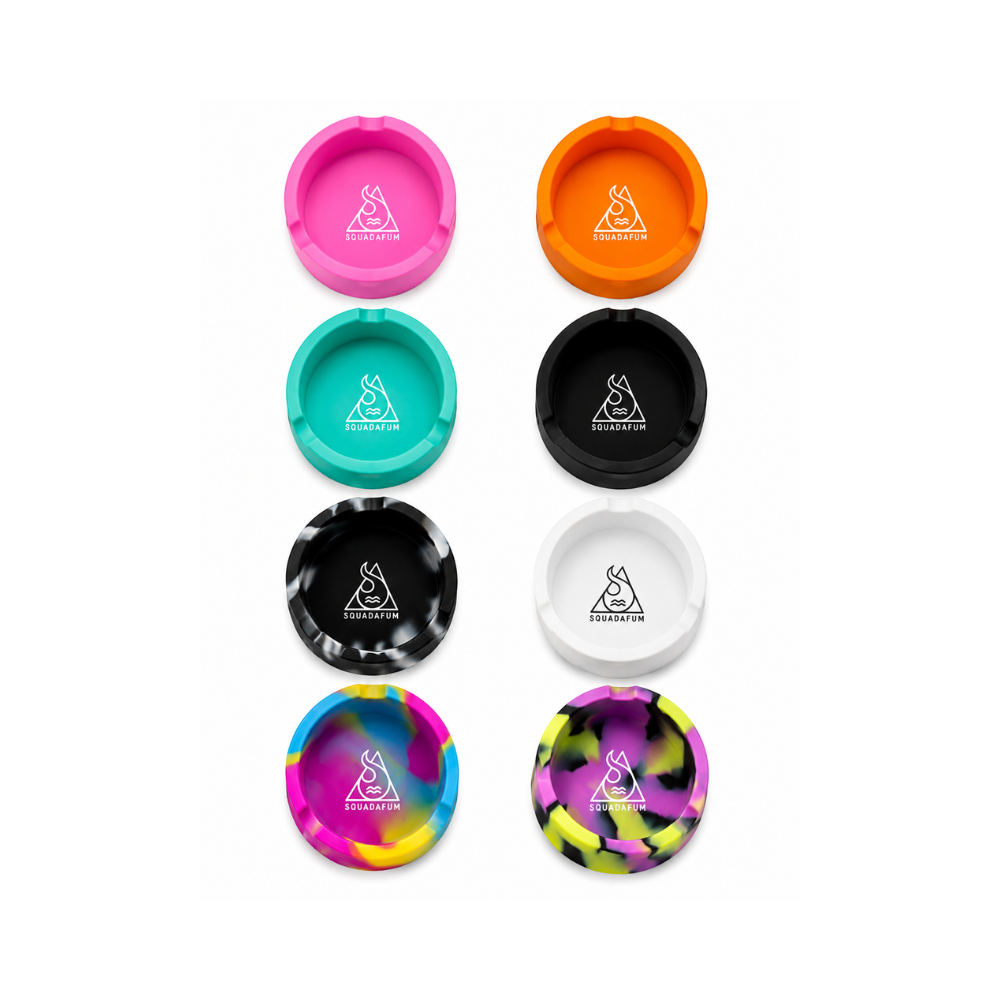 Cendrier rond en silicone - Couleur aléatoire