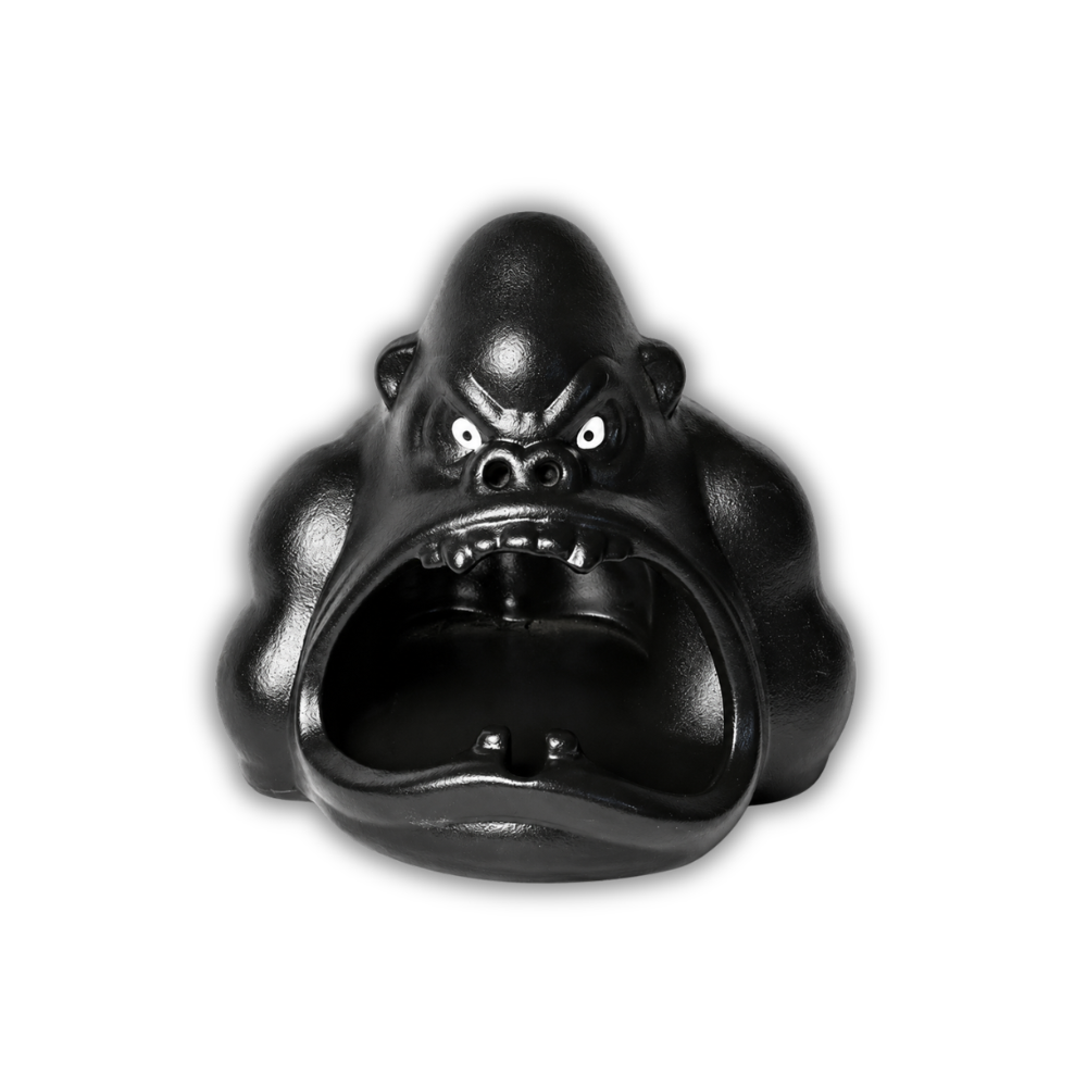 Cendrier Gorille Noir