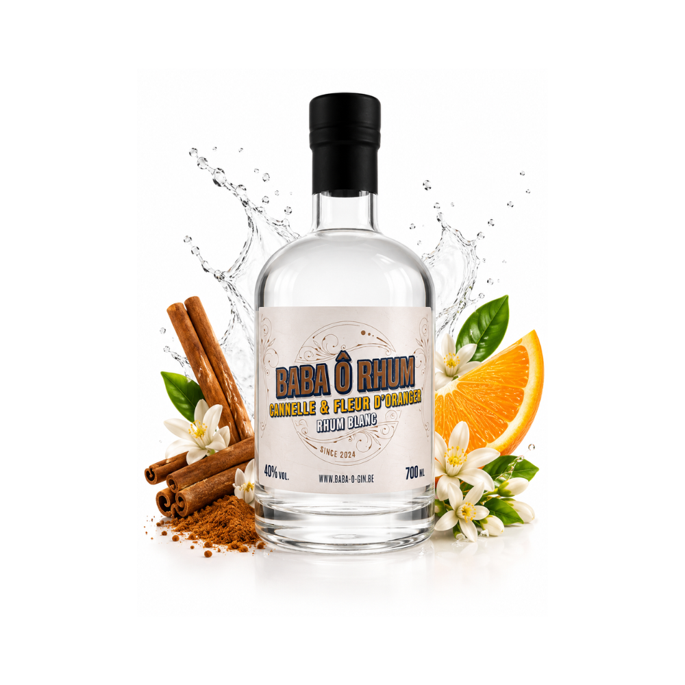 Baba Ô Rhum Blanc – Cannelle & Fleur d’Oranger