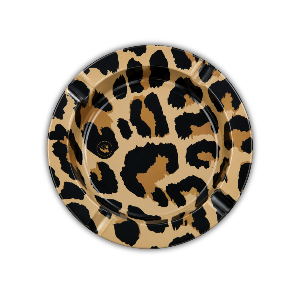 Cendrier en métal - Leopard
