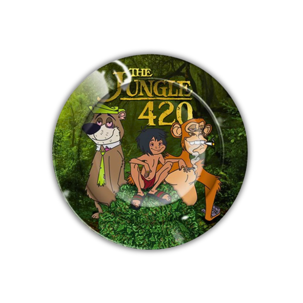Cendrier en métal - The Jungle 420