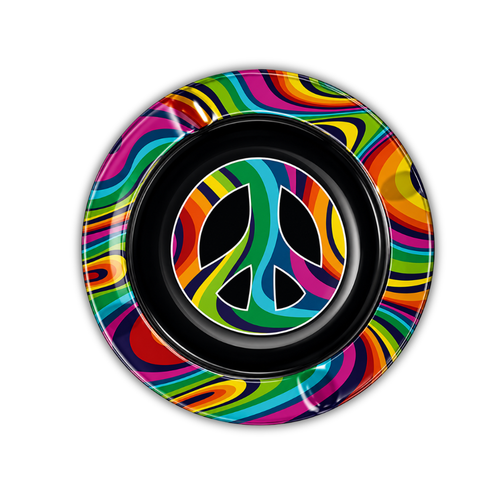 Cendrier en métal - Peace Trip