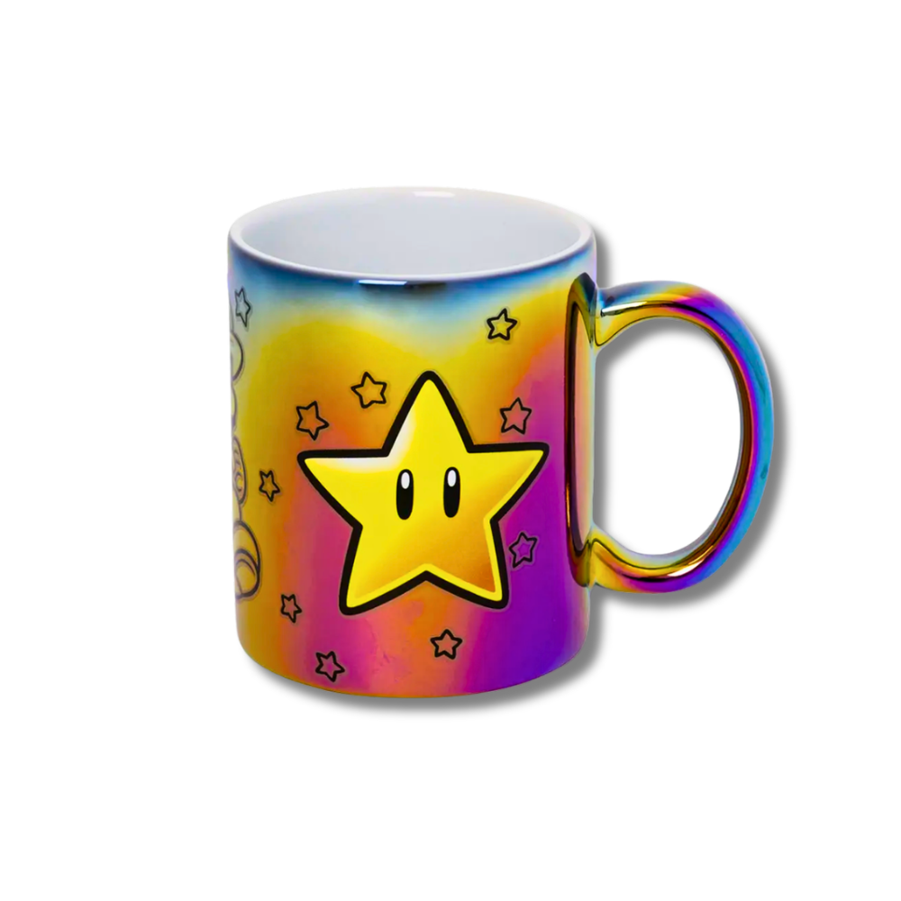 Super Mario - Metallic Star Power Mug 315ml