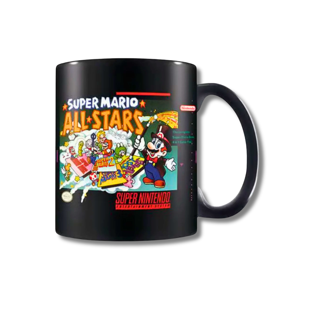 Mug Super Mario All Stars - Noir Nintendo Pyramid