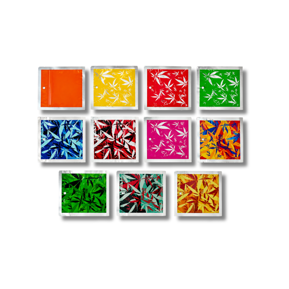 Sachet zip anti-odeur aluminium 9,5x8,5cm - Rangement CBD