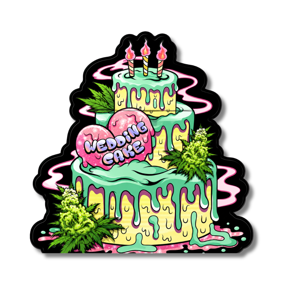 Sachet Zip Wedding Cake 11x11 cm | Récipient CBD