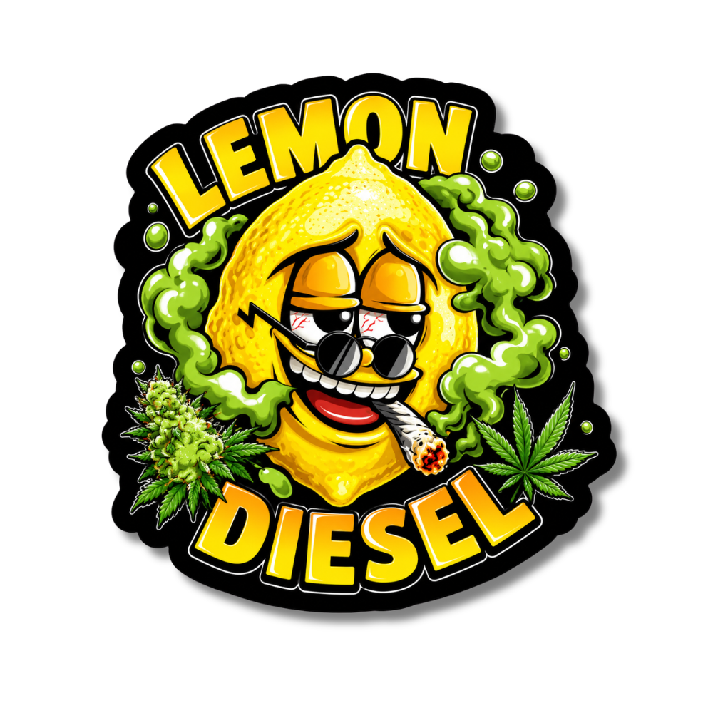 Sachet Zip Lemon Diesel 11x11 cm - Récipient Hermétique