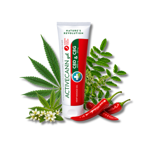 ACTIVECANN Gel warming CBD + CBG - 75ml