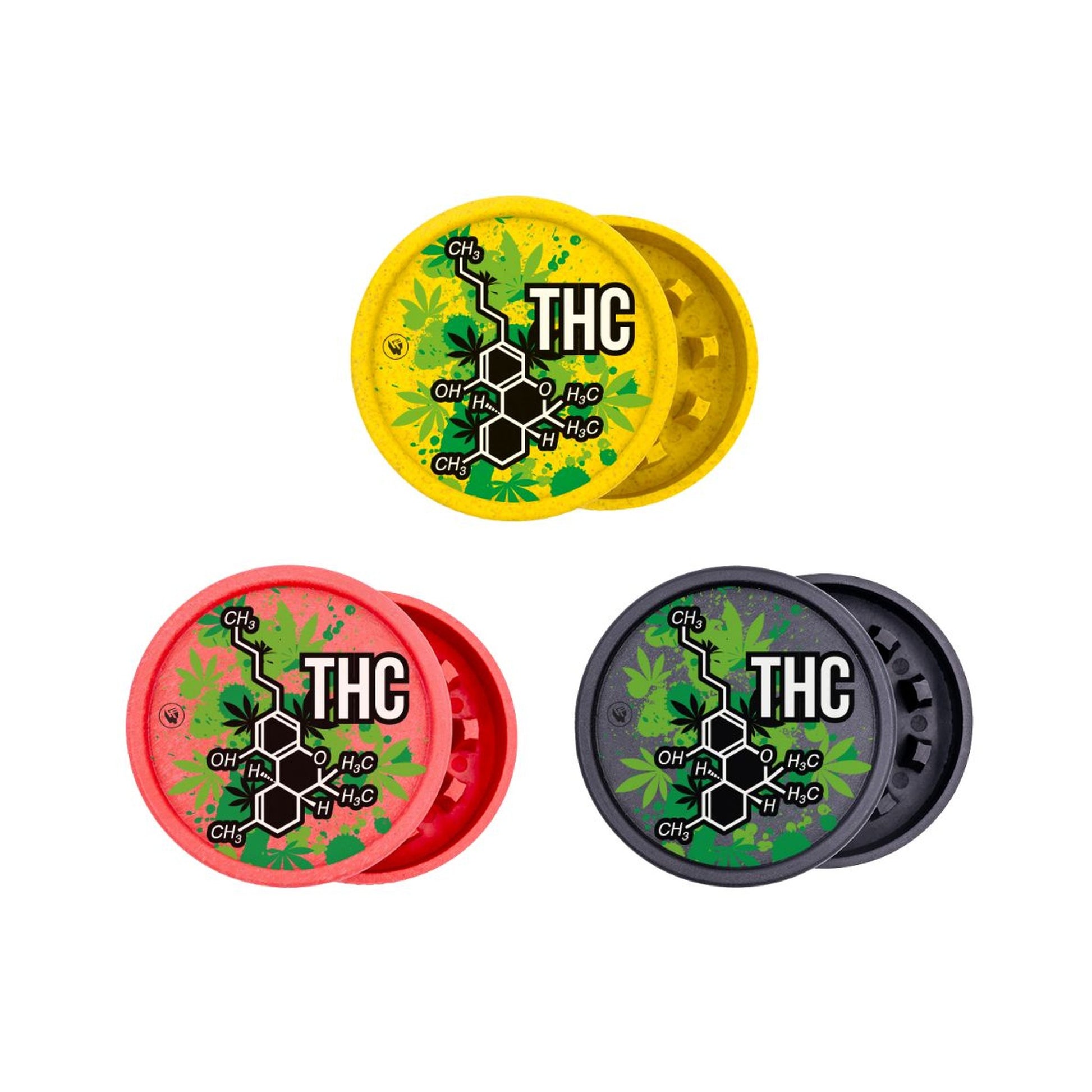 Grinder en chanvre - FFX THC Molecule - 55 mm Fire Flow — Chanvre